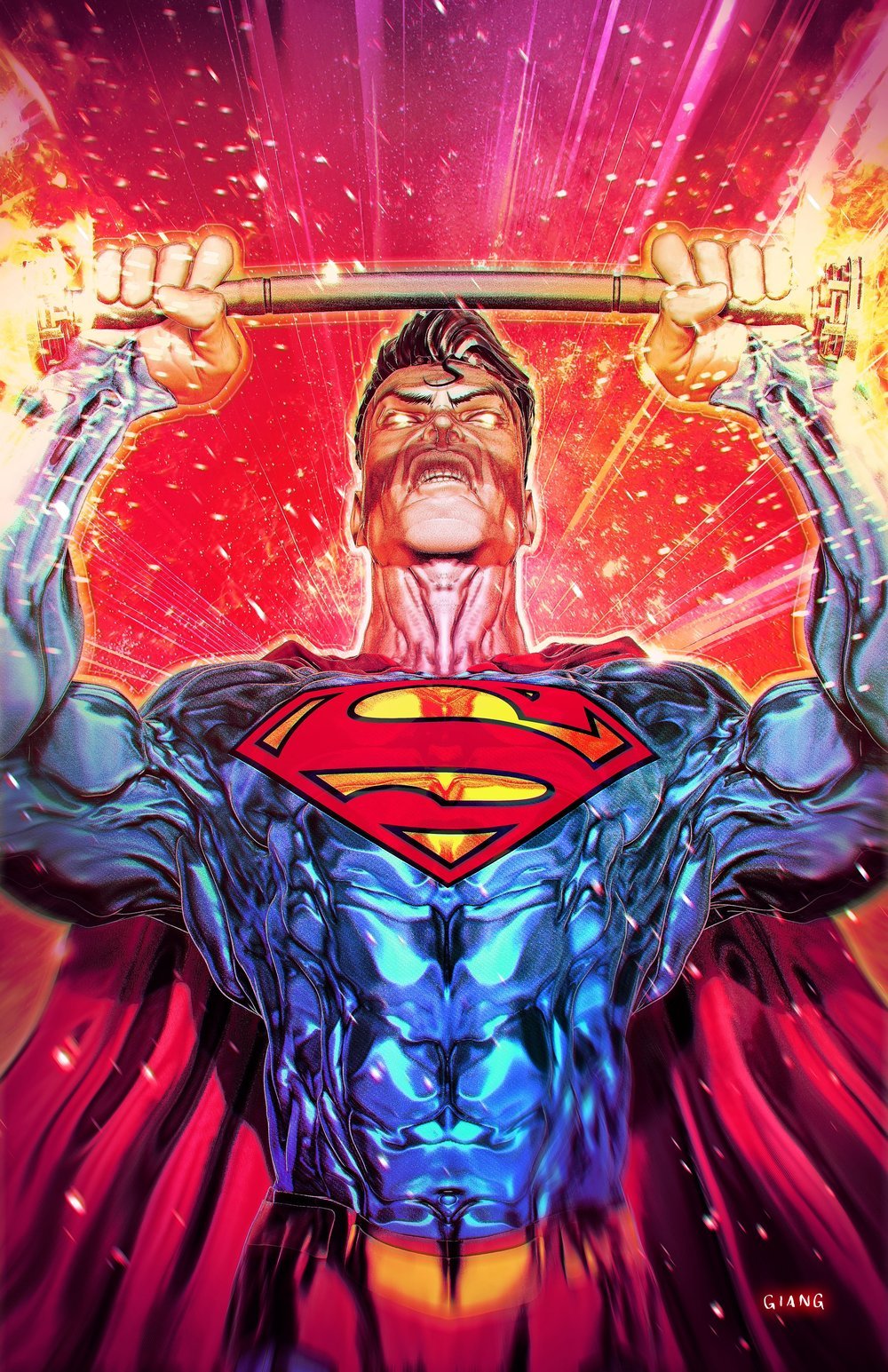 DC K.O. Superman vs. Captain Atom #1 (of 1) Cover B - John Giang