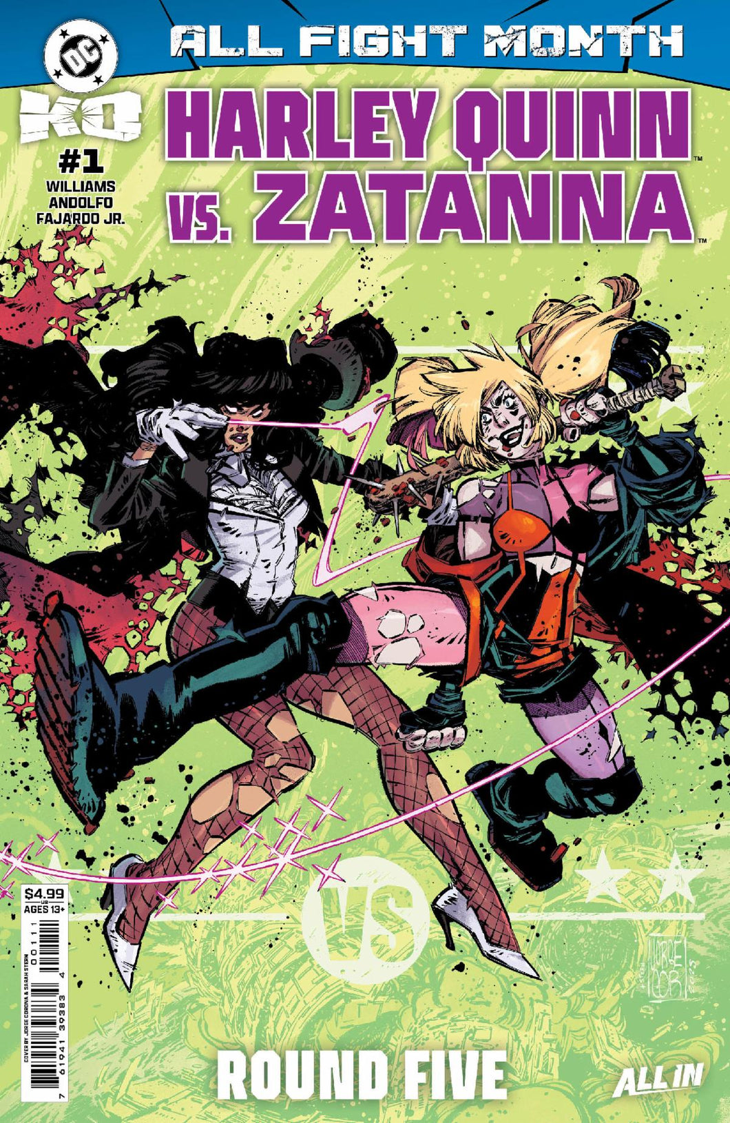 DC K.O.: Harley Quinn vs. Zatanna #1 (of 1) Cover A - Jorge Corona