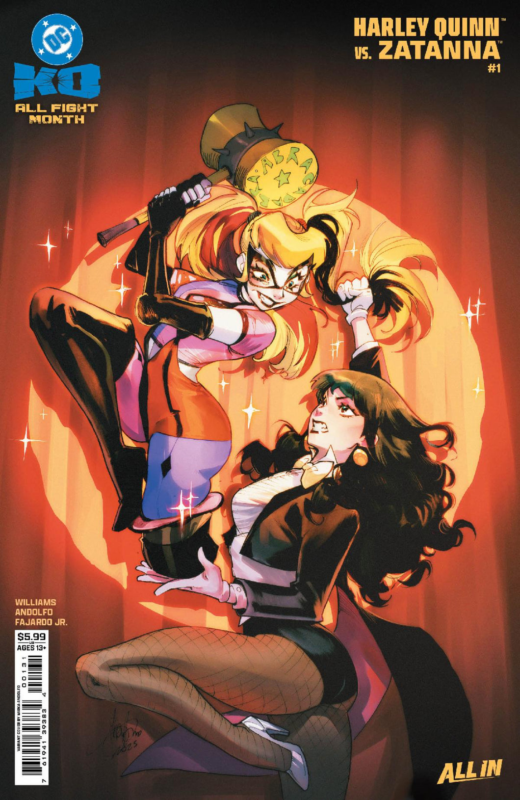 DC K.O.: Harley Quinn vs. Zatanna #1 (of 1) Cover D - Mirka Andolfo