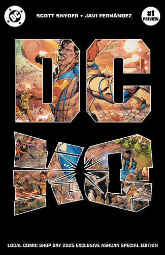 DC K.O. ASHCAN #1 2025 LOCAL COMIC SHOP DAY EXCLUSIVE CVR B JAVI FERNANDEZ FOIL VARIANT