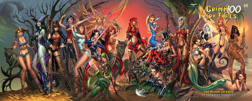 Grimm Fairy Tales #100 Cover F - J Scott Campbell - GATEFOLD VARIANT
