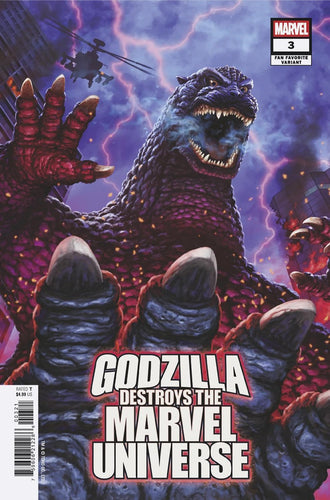 Godzilla Destroys The Marvel Universe #3 - Kaida Yuji - FAN FAVORITE VARIANT