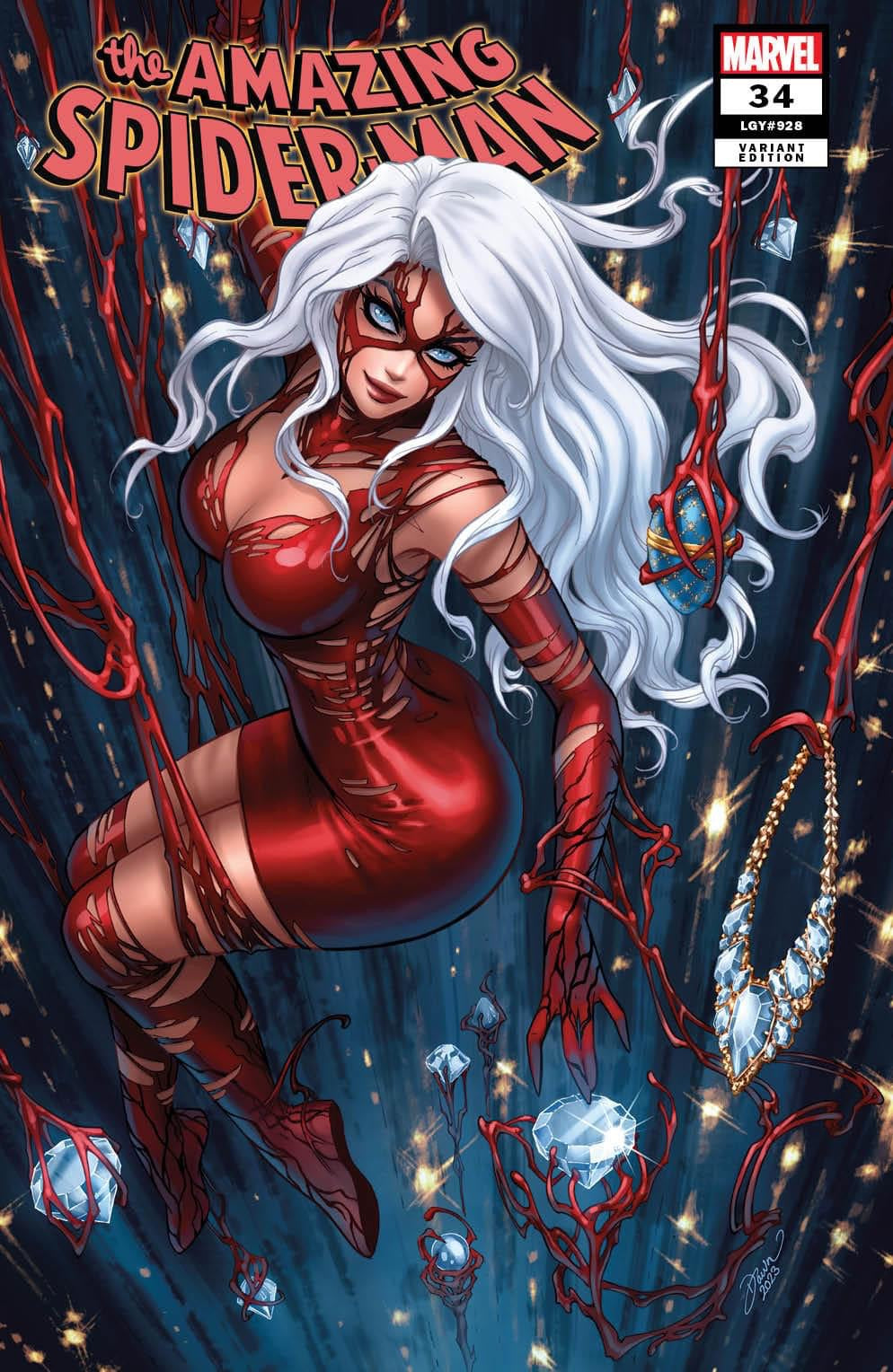 AMAZING SPIDER-MAN #34- LIMITED VARIANT by Dawn McTeigue