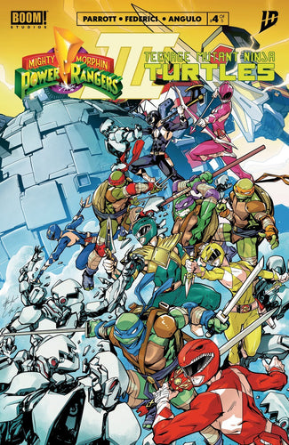 Mighty Morphin Power Rangers / Teenage Mutant Ninja Turtles III #4 Cover B - Hendry Prasetya