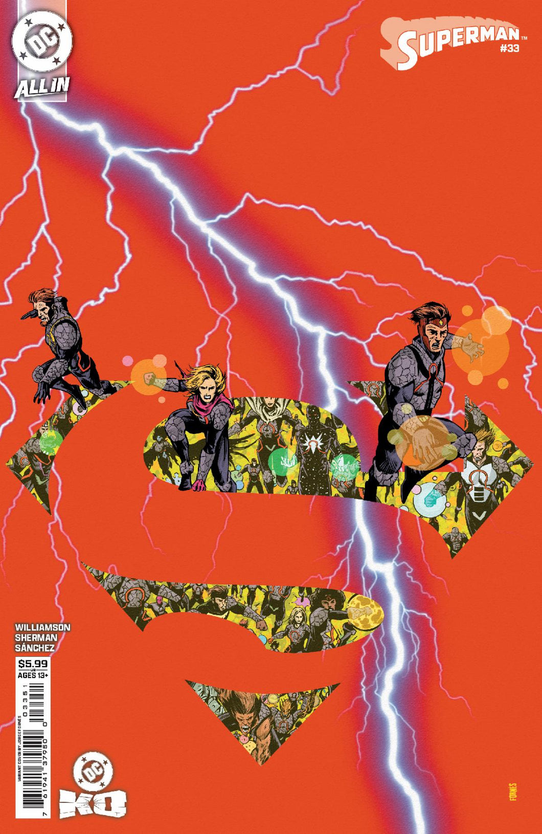 Superman #33 Cover E - Jorge Fornes