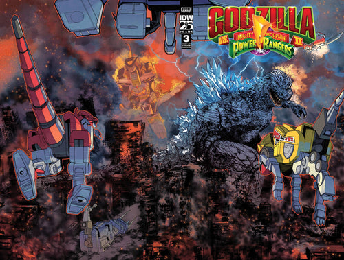 Godzilla vs. Mighty Morphin Power Rangers II #3 Cover B - Alex Sanchez