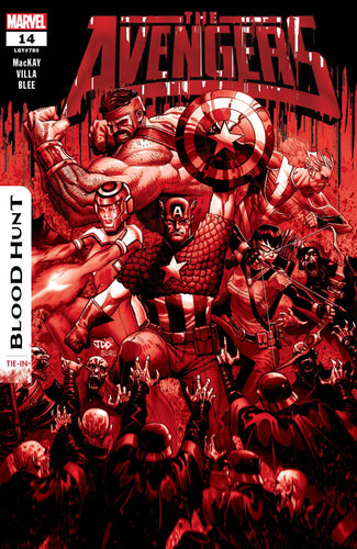 Avengers #14 - Joshua Cassara - Blood Soaked Second Printing Variant
