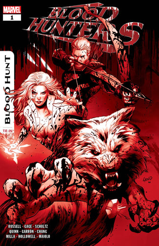 Blood Hunters #1 (of 4) - Greg Land - Blood Soaked Second Printing Variant
