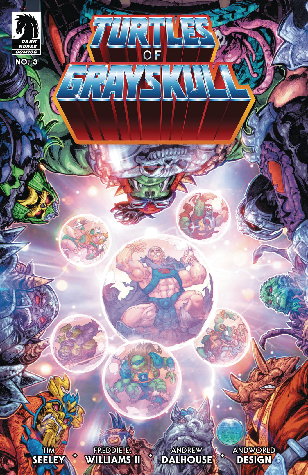 Masters of the Universe / Teenage Mutant Ninja Turtles: Turtles of Grayskull #3 Cover A - Freddie Williams II