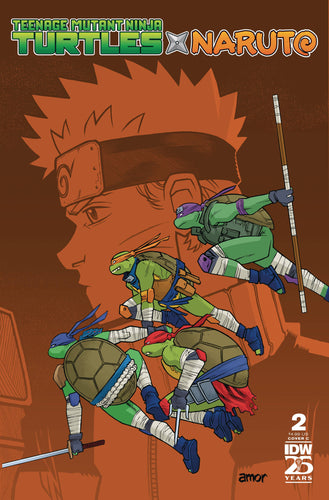 Teenage Mutant Ninja Turtles x Naruto #2 Cover C - John Amor