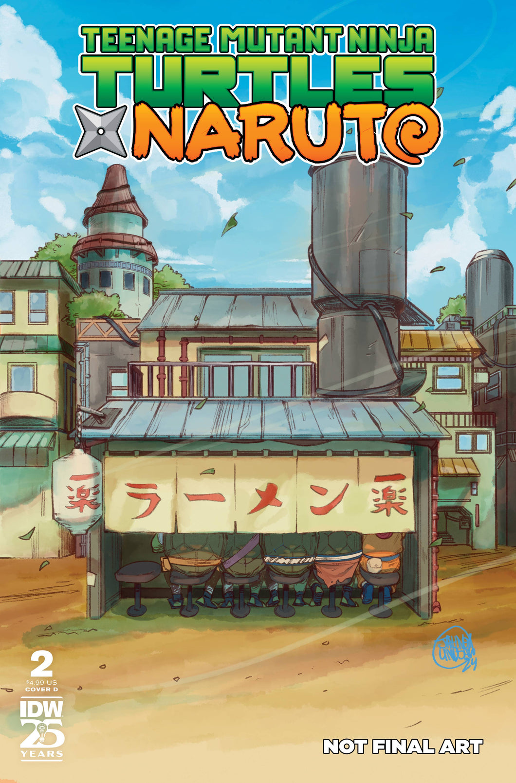 Teenage Mutant Ninja Turtles x Naruto #2 Cover D - Jahnoy Lindsay