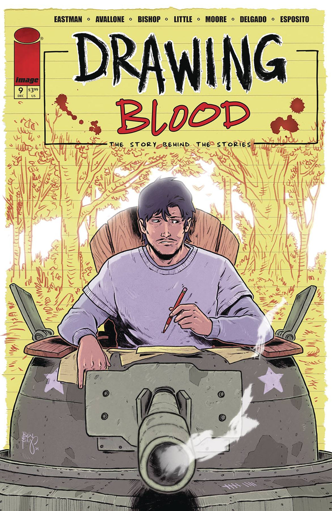 Drawing Blood #9 (of 12) Cover B - Ben Bishop