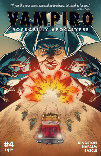 Vampiro: Rockabilly Apocalypse #4 (of 5) Cover B -  El Terrorifico Dr. Napalm