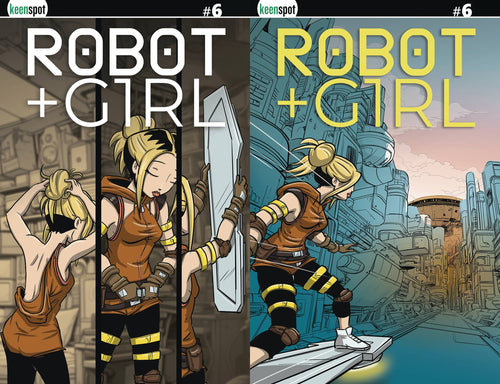 Robot + Girl #6 Cover C - Mike White