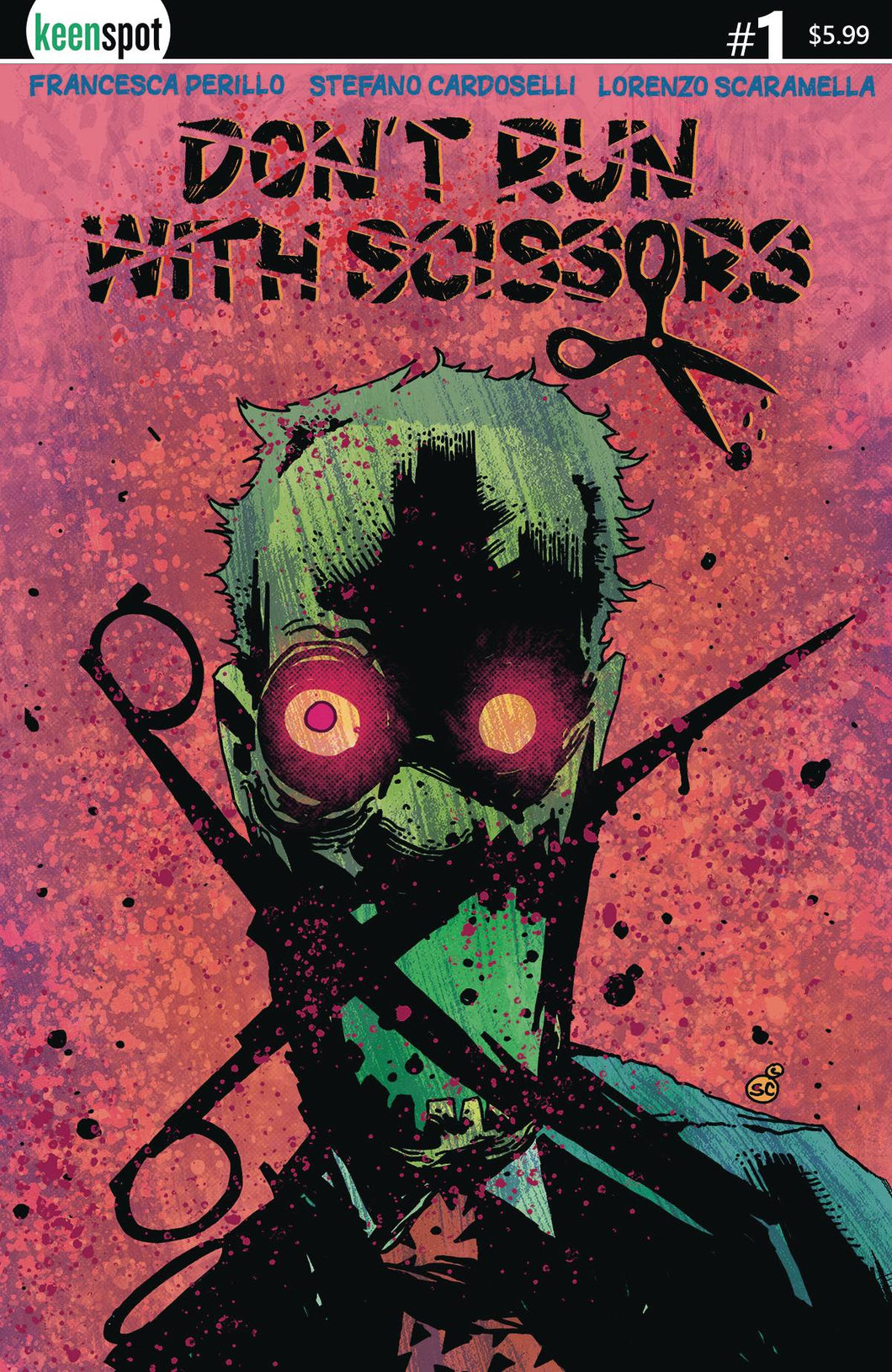 Don't Run With Scissors #1 Cover A - Stefano Cardoselli