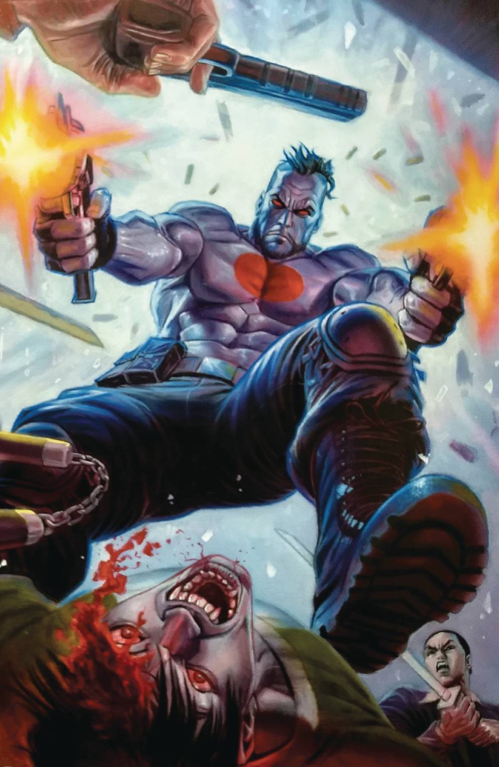 Valiant Beyond: Bloodshot #1 Cover F - Nahuel Grego - VIRGIN VARIANT