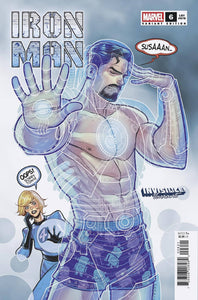 Iron Man #6 - Elizabeth Torque - INVISIBLE VARIANT