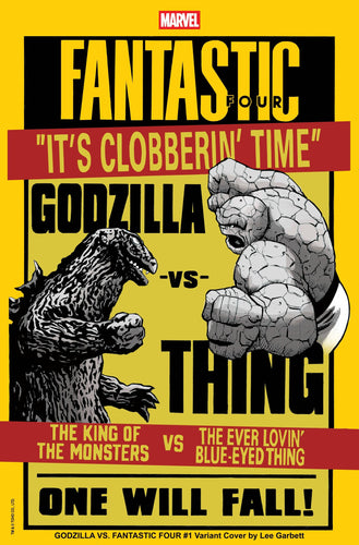 Godzilla vs. Fantastic Four #1 - Lee Garbett - VERSUS VARIANT