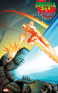 Godzilla vs. Fantastic Four #1 - Mark Bagley - FOIL VARIANT