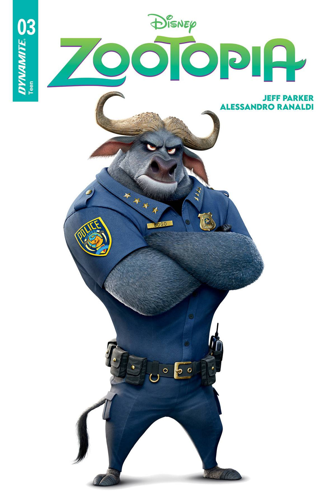 Zootopia #3 Cover E - MOVIE CHARACTER VARIANT