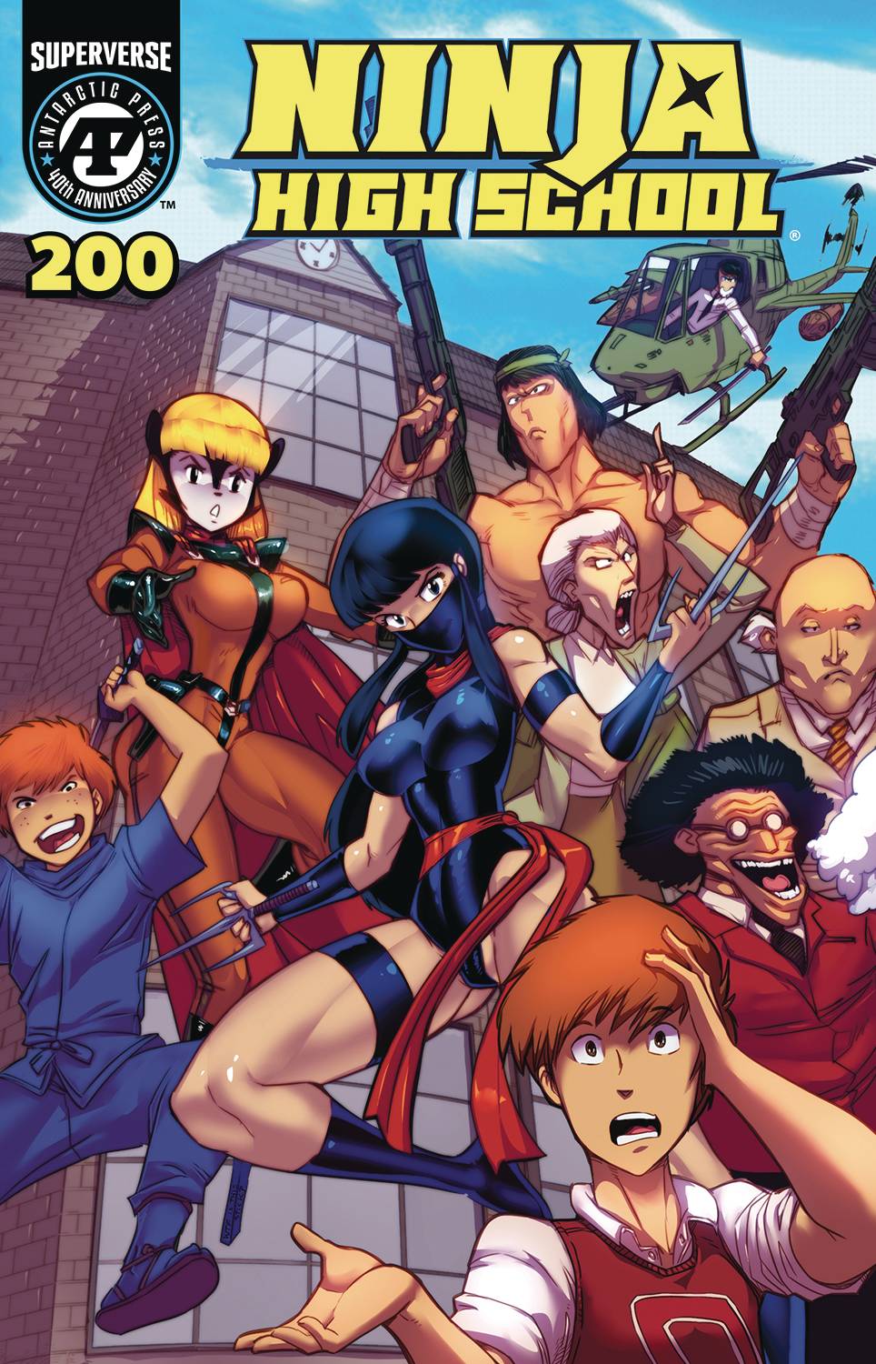Ninja High School #200 Cover B - Fred Perry