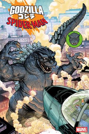 Godzilla vs. Spider-Man #1 - Nick Bradshaw - MONSTER HOMAGE VARIANT