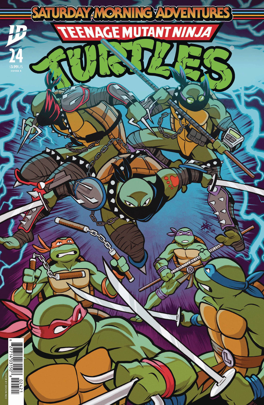 Teenage Mutant Ninja Turtles: Saturday Morning Adventures Continued #24 Cover B - Edison Neo