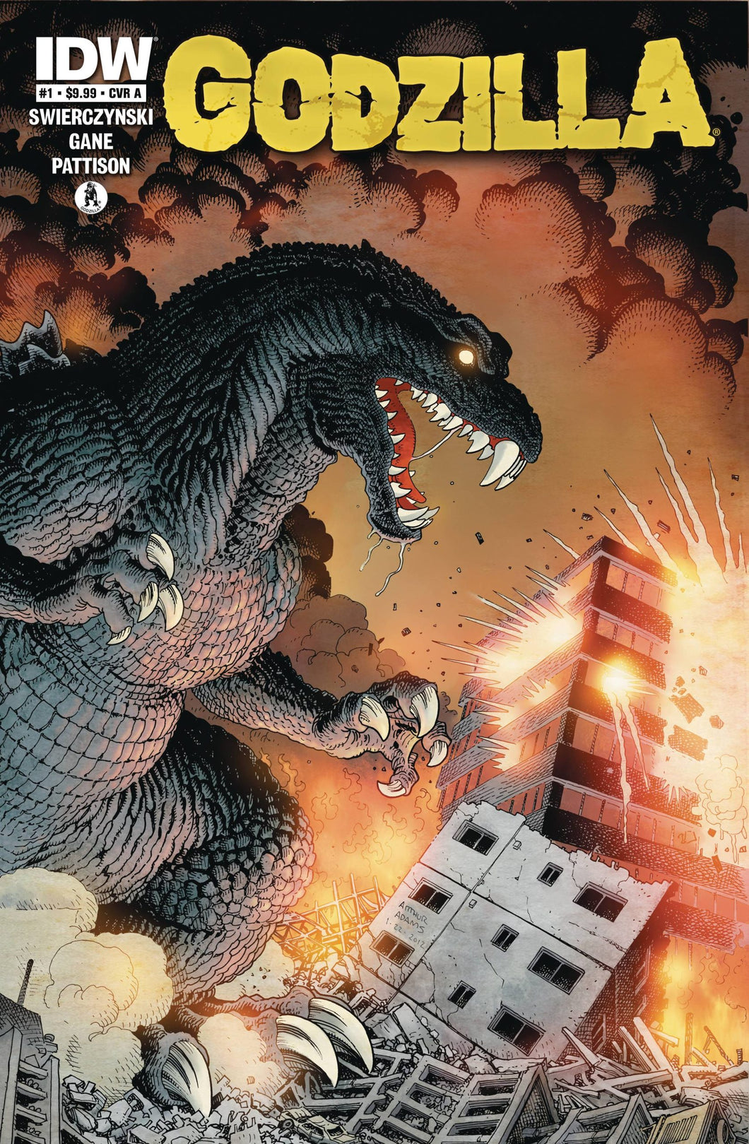 Godzilla 70th Anniversary Foil Classics: Godzilla #1 - Arthur Adams