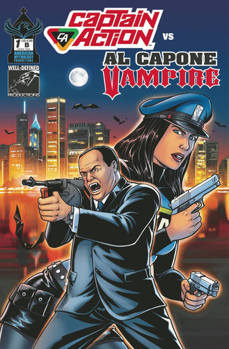 Captain Action vs. Al Capone Vampire #1 Cover B - Brendon Fraim