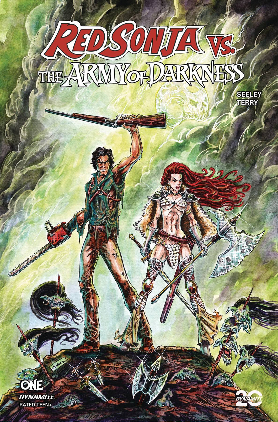 Red Sonja vs. The Army of Darkness #1 Cover D - Nikkol Jelenic