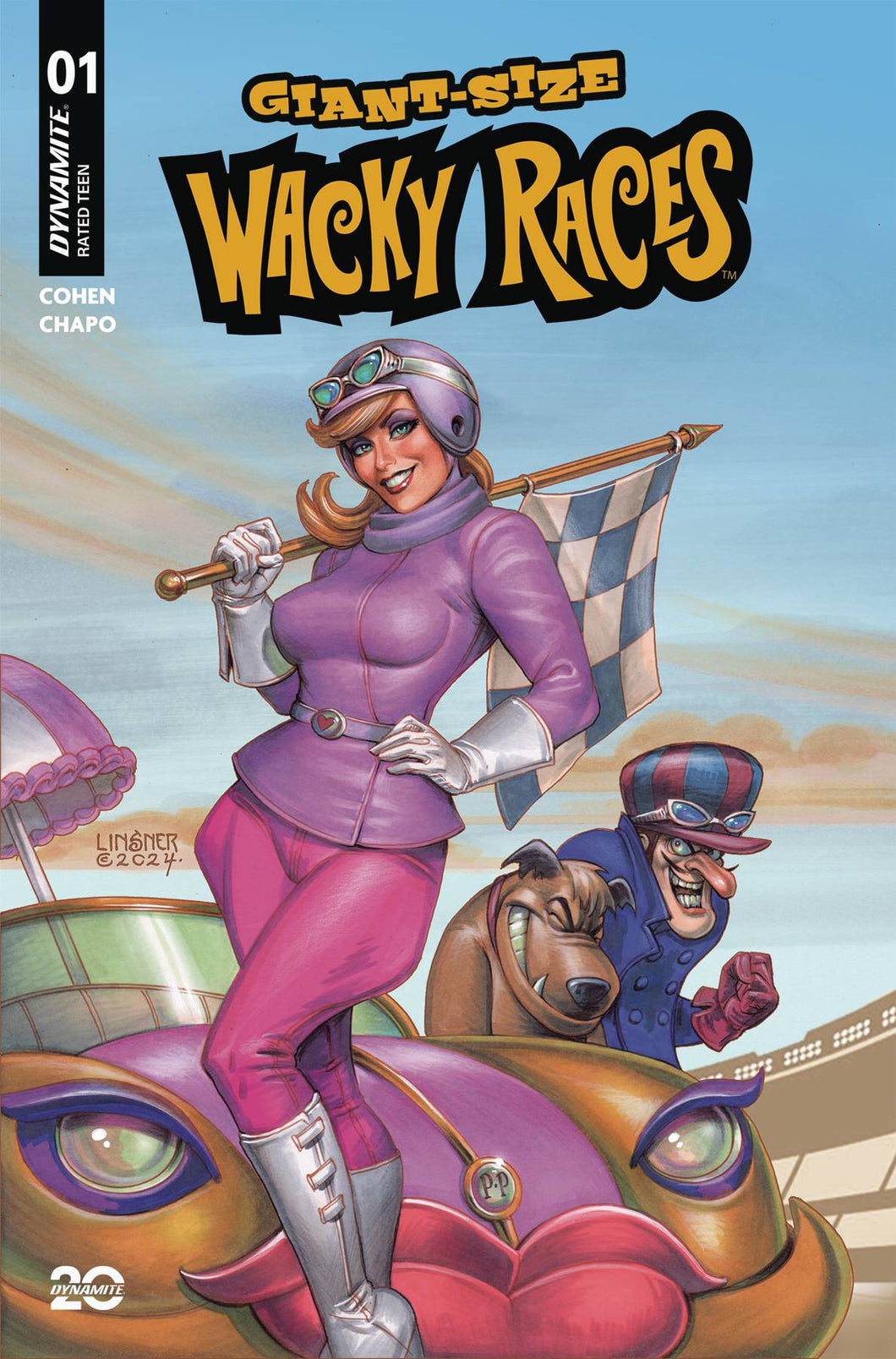 Giant-Size Wacky Races #1 Cover A - Joseph Michael Linsner