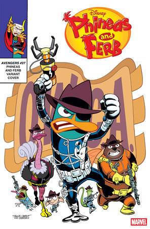 Avengers #27 - Jacob Chabot - PHINEAS AND FERB VARIANT