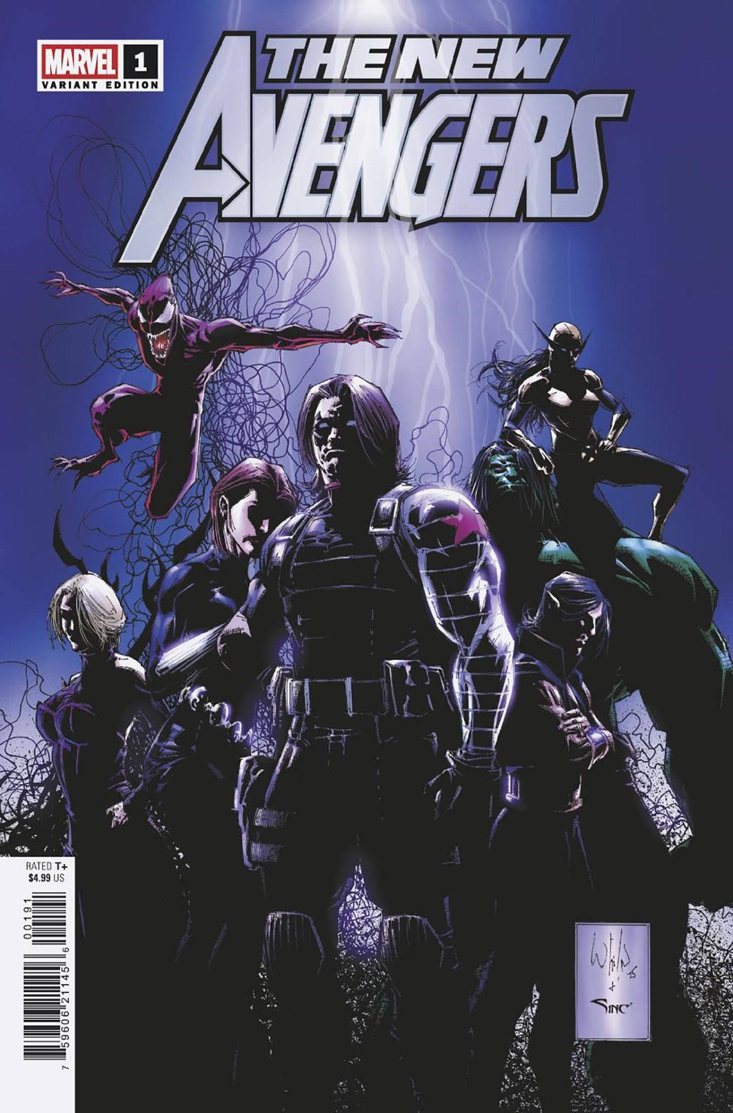 New Avengers #1 - Whilce Portacio - SPOILER HOMAGE VARIANT