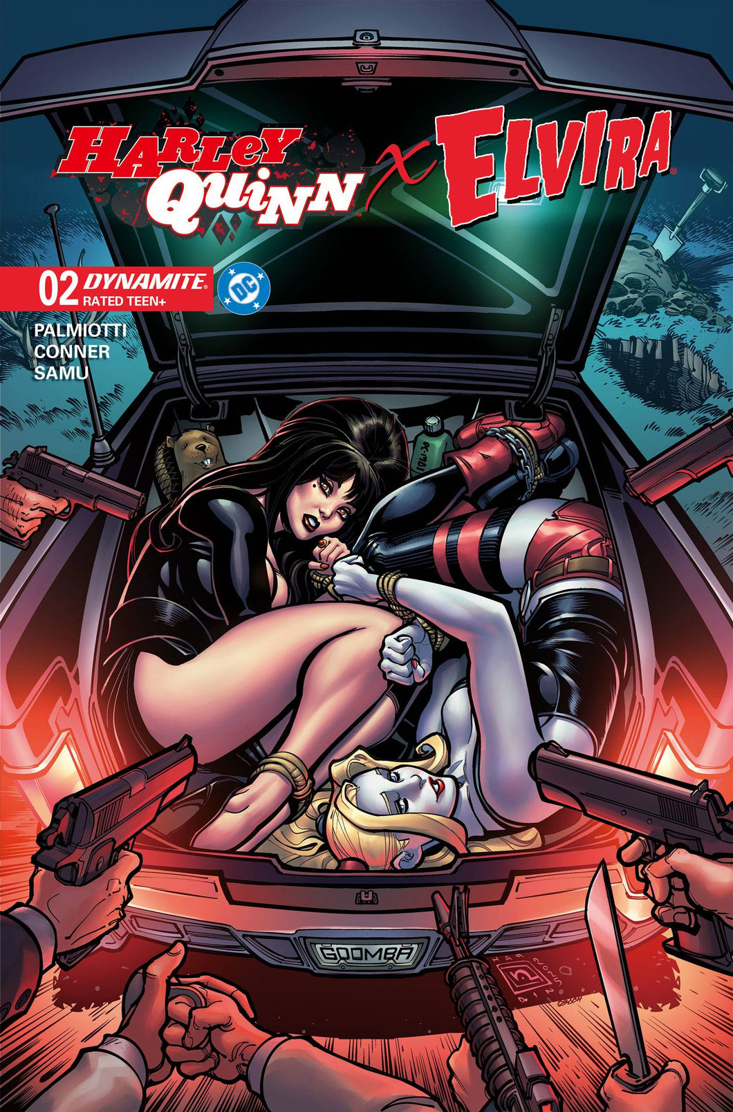 Harley Quinn X Elvira #2 Cover G - Chad Hardin
