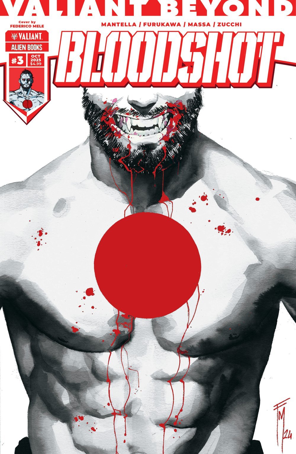 Valiant Beyond: Bloodshot #3 Cover B - Federico Mele