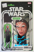 Load image into Gallery viewer, Star Wars: Ahsoka #1 (Action Figure Variant) Signed by Rosario Dawson (w/GCOA authentication)