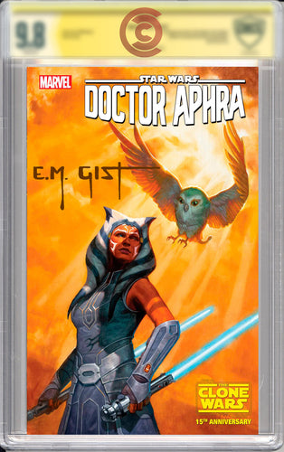 Star Wars: Doctor Aphra #36 Gist Variant - signed by E.M. Gist + CBCS yellow label grading