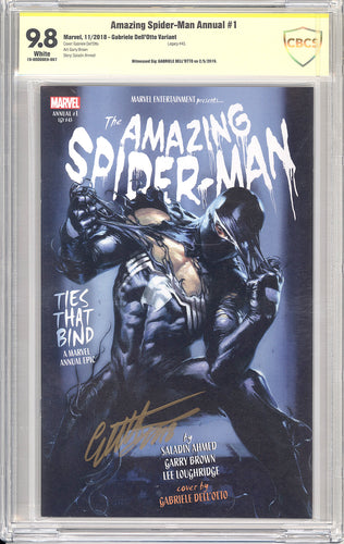 Amazing Spider-Man Annual #1 (2018) - Signed by Gabriele Dell'Otto - CBCS 9.8