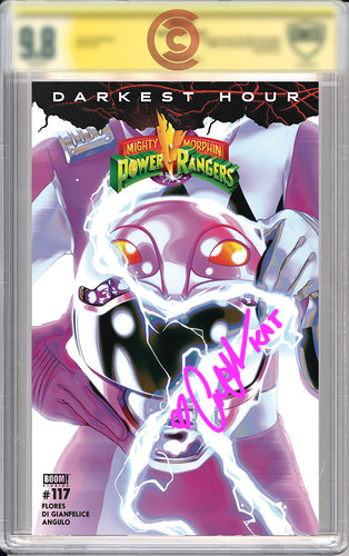 Mighty Morphin Power Rangers #117 Montes Variant - signed by Catherine 