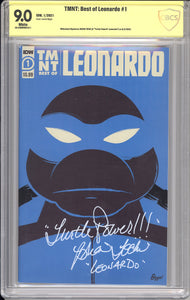 COMPLETE Set of "Best of" TMNT covers - each signed by the original TMNT movie cast members - CBCS Yellow Label Graded (see description for details)