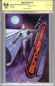 Moon Knight #13 - SDCC 2022 Virgin Exclusive - Signed by Erik M. Gist - CBCS 9.6