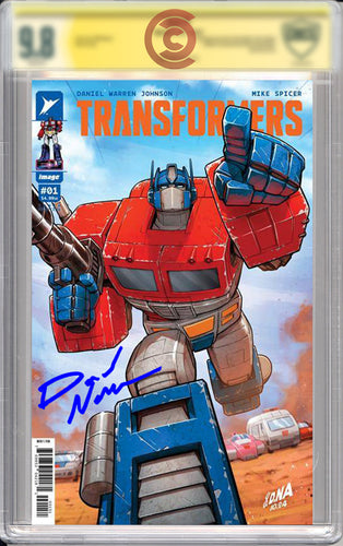 Transformers #1 (Special 10th Printing Variant) signed by David Nakayama w/CBCS grading