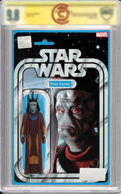 Star Wars #27 (Nute Gunray Action Figure Variant) Signed by David W Collins w/CBCS grading