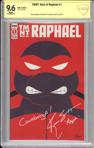COMPLETE Set of "Best of" TMNT covers - each signed by the original TMNT movie cast members - CBCS Yellow Label Graded (see description for details)