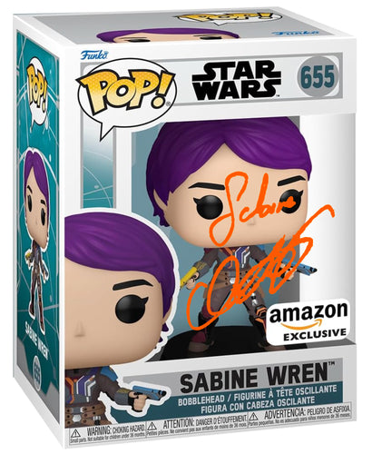 Star Wars Rebels: Sabine Wren (Amazon Exclusive) Funko Pop! - signed by Natasha Liu Bordizzo w/GenuineCOA authentication