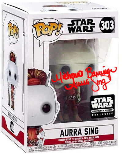 Aurra Sing (Smuggler's Bounty Exclusive) Funko Pop! - signed by Michonne Bourriague w/GenuineCOA authentication
