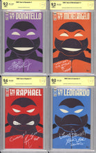 Load image into Gallery viewer, COMPLETE Set of &quot;Best of&quot; TMNT covers - each signed by the original TMNT movie cast members - CBCS Yellow Label Graded (see description for details)