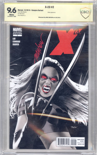 *CYBER MONDAY DEAL! - X-23 #2 - Vampire Variant SIGNED by Mike Mayhew Exclusive CBCS 9.6