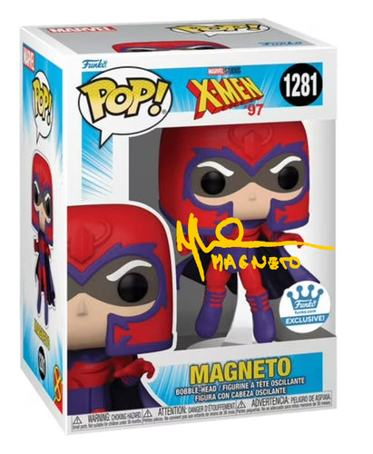 X-Men '97 Magneto Funko Pop (Funko Shop Exclusive) - signed by Matthew Waterson w/GenuineCOA authentication