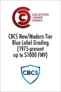 CBCS New/Modern Tier Blue Label Grading (1975-present, up to $1000 FMV)